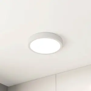 Comparateur de prix : Eglo FUEVA 5 Deckenleuchte, rund, Durchmesser 210mm, 3000K, 17W, weiß (900654)