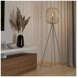 Comparateur de prix : Eglo Lampadaire  métal et sable