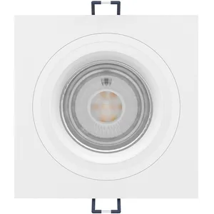 Eglo connect.z Spot LED encastrable Carosso-Z, lampe encastrée ZigBee, contrôlable par appli et commande vocale Alexa, blanc chaud   froid, RVB, dimmable, aluminium blanc mat, 9,3 cmVendu parluminaire