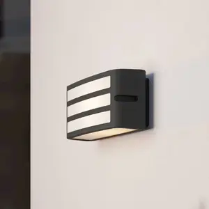 Comparateur de prix : EGLO Applique d’extérieur Camarda barres, anthracite