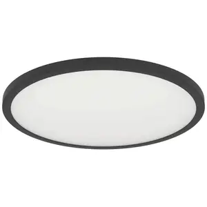 Comparateur de prix : EGLO connect Sarsina-Z Plafonnier noir Ø45cm