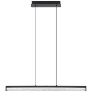 Comparateur de prix : EGLO Suspension LED Cardito tunable white 100 cm noire