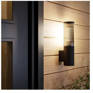 Comparateur de prix : EGLO Applique d'extérieur Salle, hauteur 31 cm, noir, aluminium