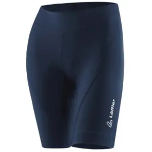 Short cycliste loeffler w collants de velo hotbond    bleu fonce pour femme bleu