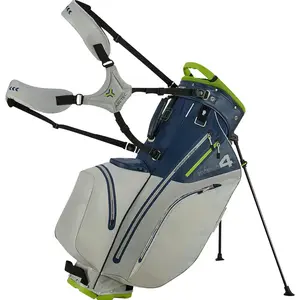 Comparateur de prix : Big Max Aqua Hybrid 4 Sac de golf sur pied Navy/Grey/Lime