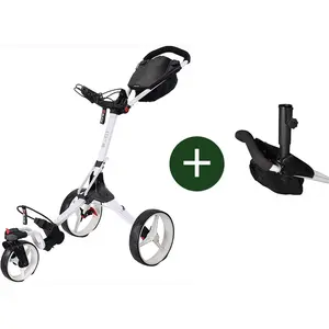 BIG MAX Chariot de golf IQ2 360, blanc pas cher