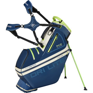 Comparateur de prix : Big Max Dri Lite Hybrid Tour 2 Sac de golf sur pied Navy/Lime