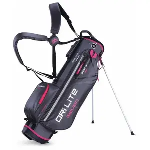 Comparateur de prix : Big Max Dri Lite Seven G Sac de golf sur pied Charcoal/Fuchsia/White