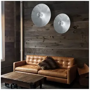 austrolux KOLARZ Applique murale Moon, argenté, Ø 62 cm, métal/verreVendu parluminaire