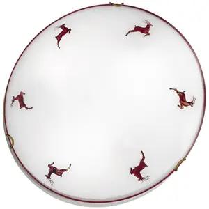 austrolux Plafonnier Nonna cerf, blanc-rouge, Ø 40 cmVendu parluminaire