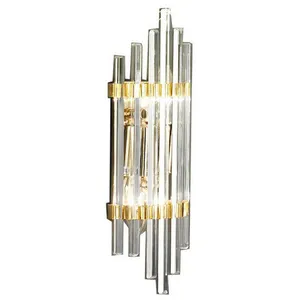 austrolux Applique murale en cristal ontario or 24 carats 2 ampoules largeur 10 cmVendu parluminaire