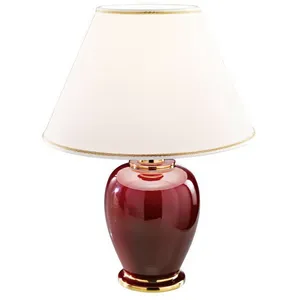 KOLARZ Austrolux Lampe de table Giardino Bordeaux 34cm Céramique 24 carats pas cher