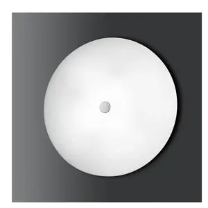 Centro - Plafonnier encastré simple en verre design chrome poli, 4x E27 - Kolarz pas cher