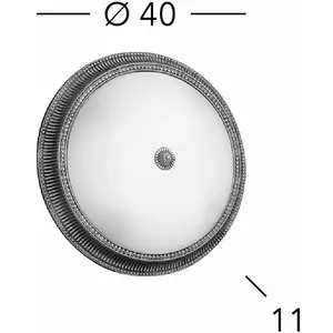 KOLARZ Plafonnier Milord, Ø 40 cm, doré 24 caratsVendu parluminaire