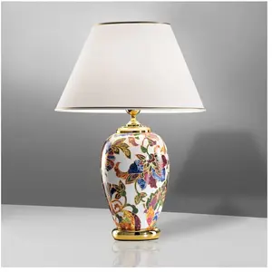 Comparateur de prix : austrolux Lampe à poser Damasco avec or 24 carats, Ø 40 cm
