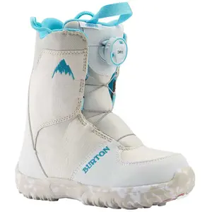 Burton - Boots de snowboard - Grom Boa White - Taille Enfant 29 - Blanc pas cher