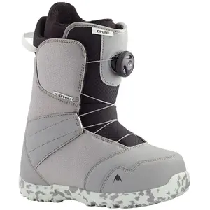 Burton - Boots de snowboard Zipline BOA® enfant, Gray / Neo-Mint, 4K pas cher