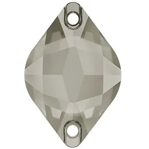 Cristaux de Swarovski Pierre à coudre Lemon 3211 - 14 mm - Crystal SatinVendu parscrapmalin