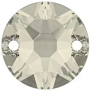 Cristaux de Swarovski Pierre à coudre ronde Xirius 3288 - 12 mm - Crystal MoonlightVendu parscrapmalin