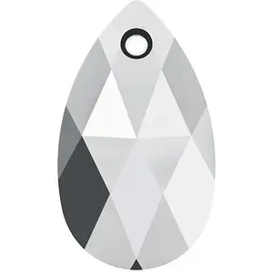 Cristaux de Swarovski Pendentif poire 6106 - 16 mm - Crystal Light ChromeVendu parscrapmalin