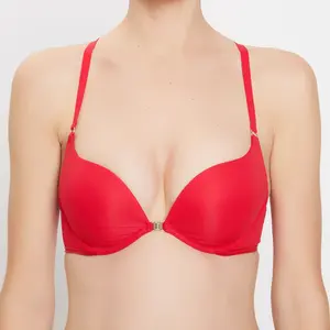Wolford - Haut de maillot de bain push-up Line rouge TF.90C/TEU.75C pas cher