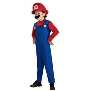 Déguisements Cosplay pour enfants Super Mario Rouge M (115-125cm)