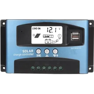 KAII Chargeur de batterie solaire MPPT Contrôleur de charge solaire MP...Vendu parcdiscount