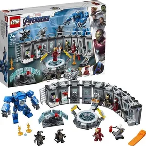 LEGO - La Salle des armures d'Iron Man Marvel Super Heroes - Jeu de construction - 524 pièces pas cher