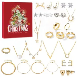 AMOUNE Calendrier de l'Avent de Noël-Bijoux DIY-Le meilleur cadeau d'a... pas cher