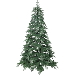 Sapin De Noël Effet Neige 210 Cm Avec Pied Acier Et Base Pliable, Mont...