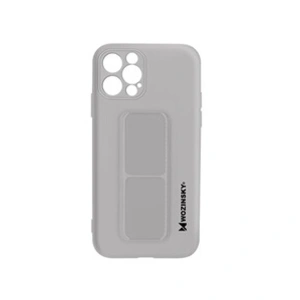 Comparateur de prix : Wozinsky Coque pour iPhone 12 Pro Silicone Support Magnétique Pliable Gris