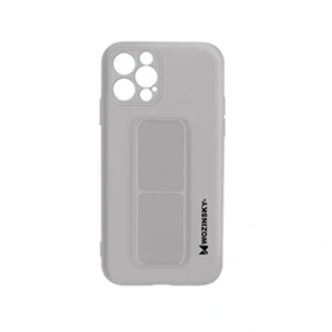 Comparateur de prix : Wozinsky Coque pour iPhone 12 Pro Max Silicone Support Magnétique Pliable Gris