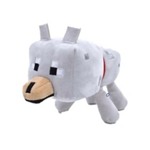 Peluche Minecraft Le loup 22cm pas cher