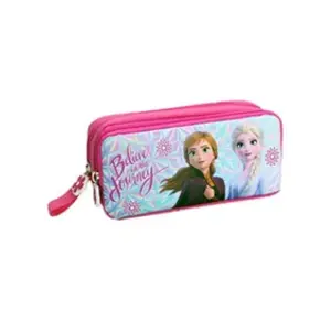 Comparateur de prix : Trousse à crayon Frozen Rose 10x20x7 cm