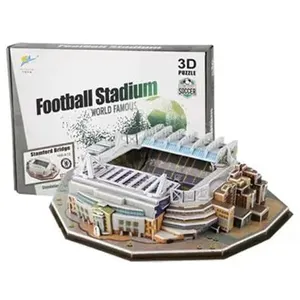 Puzzle 3D Stamford Bridge Stadium 171pièces 30x22.5x4cm pas cher