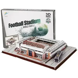 Puzzle 3D Anfield Stadium 165pièces 30x22.5x4cm pas cher