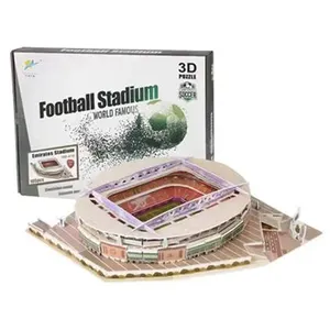 Puzzle 3D Emirates Stadium 105pièces 30x22.5x4cm pas cher
