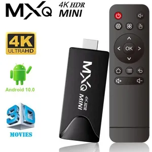 NIKOU Box TV Android 10 MXQ MINI TV Stick - 4K HD - NoirVendu parcdiscount