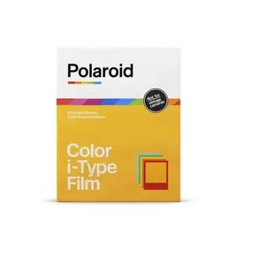 Comparateur de prix : Pack de 8 films instantanés couleur Polaroid avec cadres couleur pour i-Type