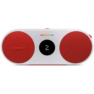 Comparateur de prix : Enceinte sans fil Bluetooth Polaroid Music Player 2 Rouge et blanc