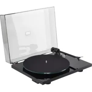 Platine Vinyle - Pro-Ject - T1 OM 5e - Noir laqué - Entièrement manuel - 33 tours