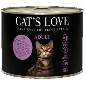 Boîte Naturelle Chat Cat's Love Saumon & Poulet 200 gr pas cher
