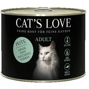 Boîte Naturelle Chat   Cat's Love Dinde 200 gr pas cher