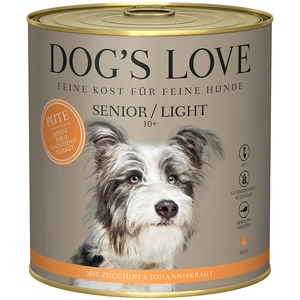 Dog's Love Senior/Light dinde pour chien - 6 x 800 g pas cher