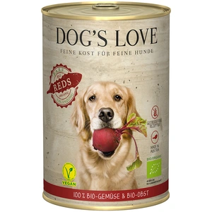 Dog´s Love Bio Vegan 6 x 400 g pour chien - Reds pas cher