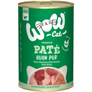 6x400g WOW Cat Adult Huhn Pur Katzenfutter nassVendu parzooplus