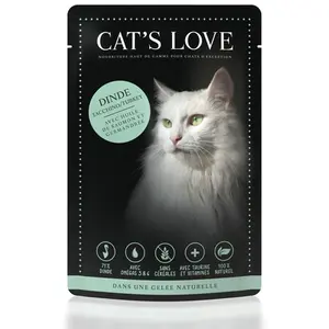 Sachet Chat   Cat's Love Dinde 85 gr