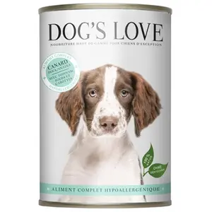 Dog's Love Hypoallergen 6 x 400 g pour chien - canard