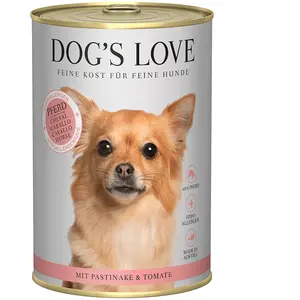 Dog's Love Hypoallergen 6 x 400 g pour chien - cheval pas cher