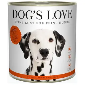 Comparateur de prix : 6x 400g de nourriture pour chien Dog's Love Adult au boeuf humide